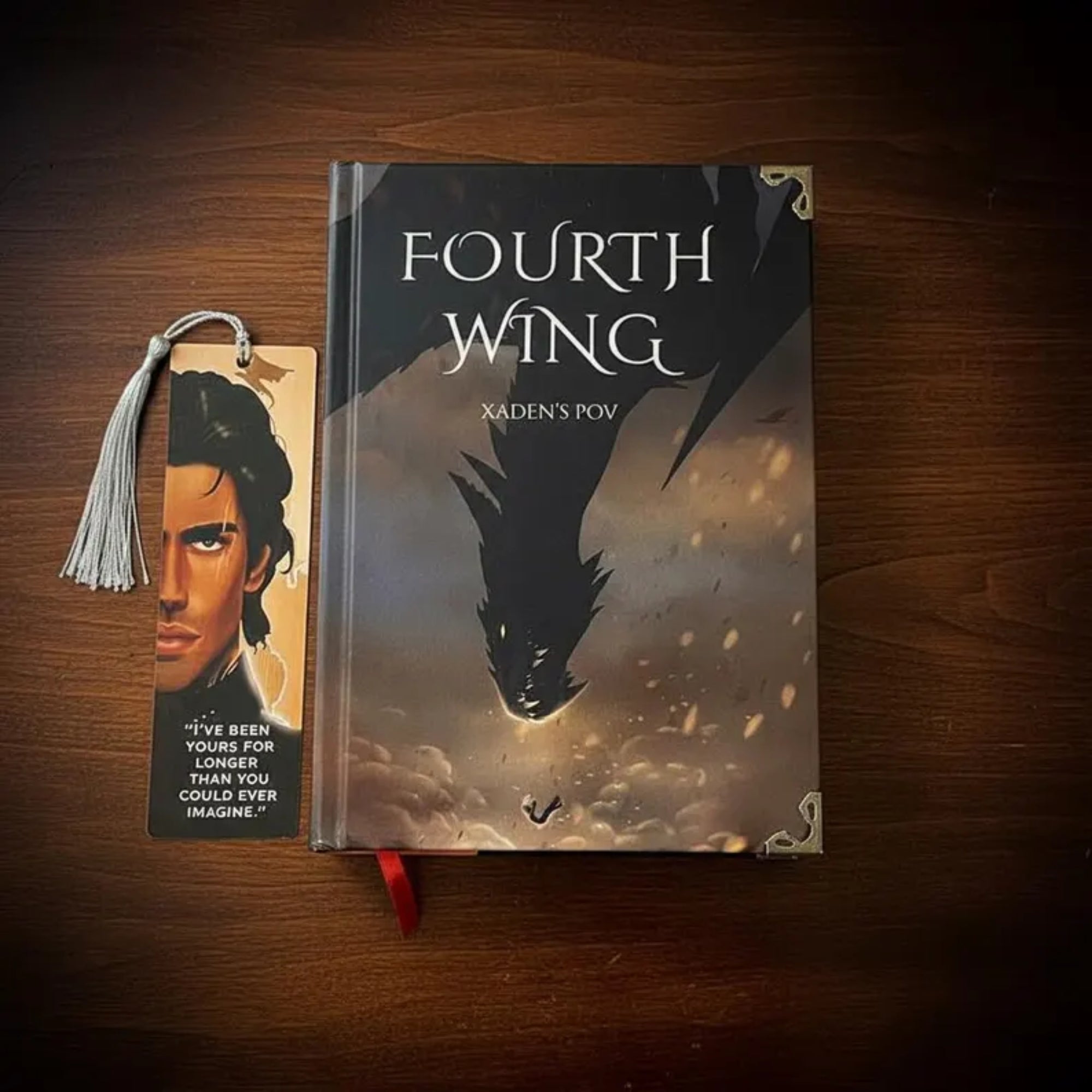 Fourth Wing Xaden's POV Hardcover - Limited Edition Fantasy Book
