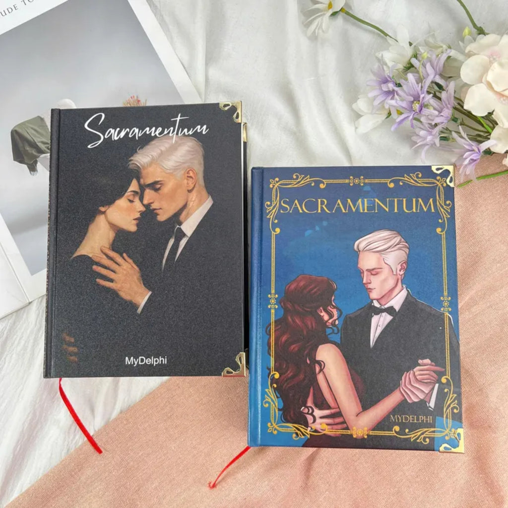 Sacramentum Hardcover Romance Book – LGBTQ+ Young Adult Novel with Dramatic Cover Art