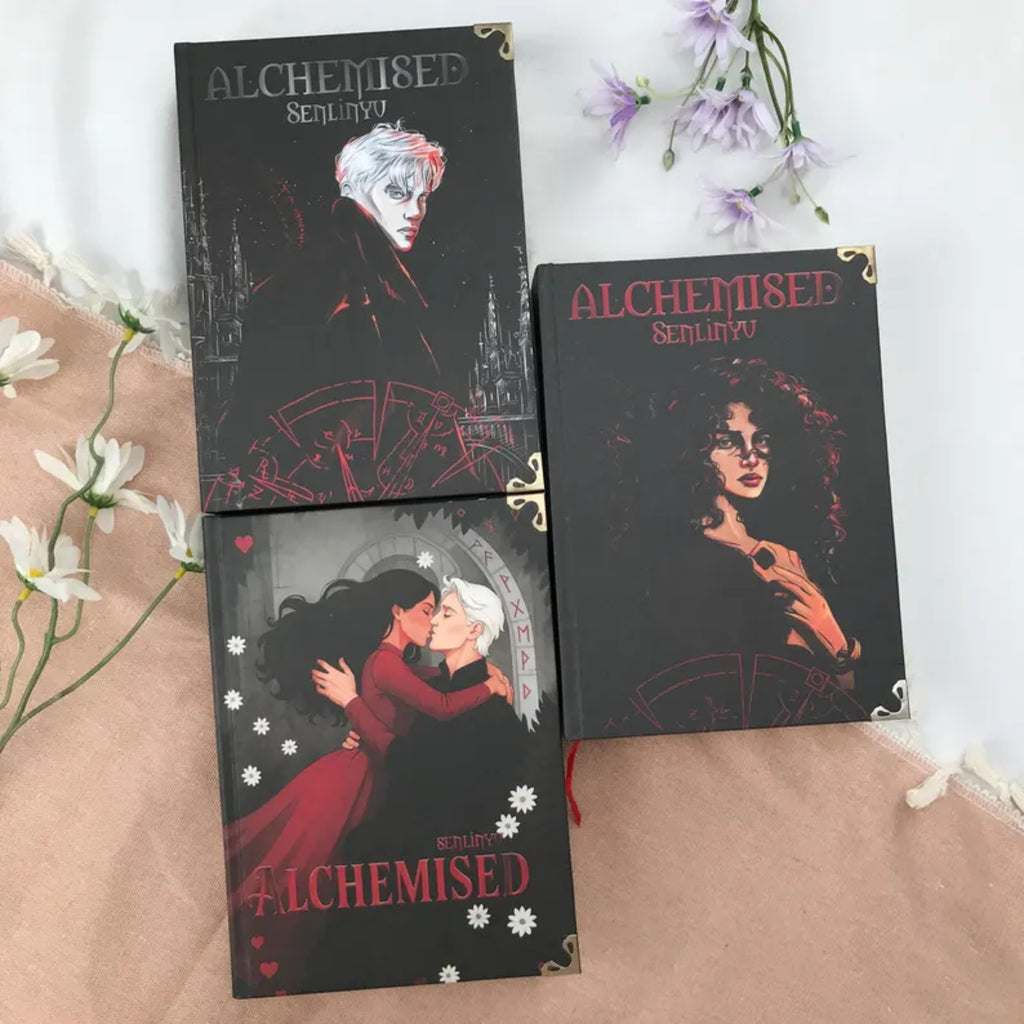 Alchemised Hardcover Book Set – Dark Fantasy Illustration Collection, Magical Alchemy Story, Premium Collectible Gift for Fans