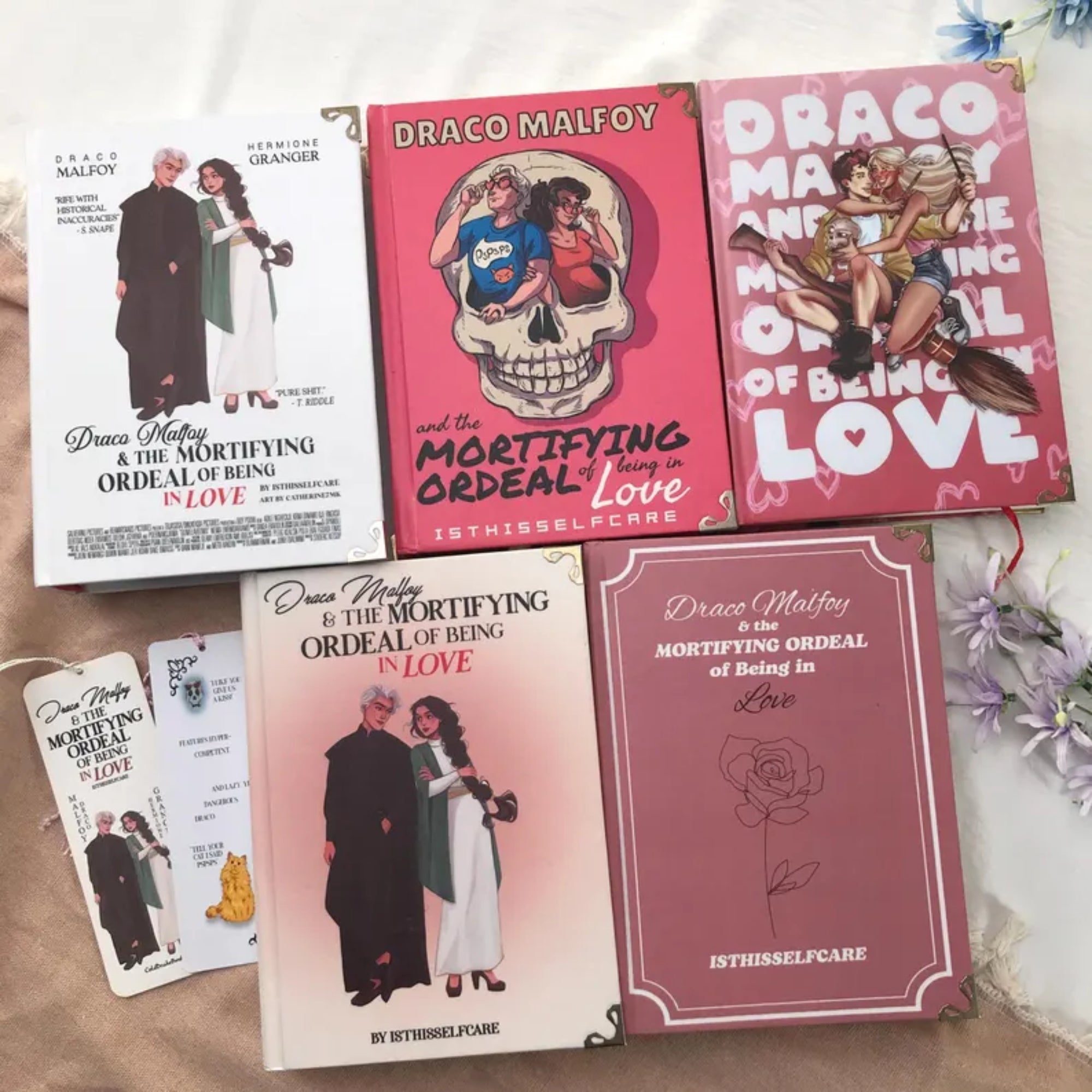 Draco Malfoy & The Mortifying Ordeal of Being in Love – Hardcover Romance Novel, Fanfiction, Wizarding World Story