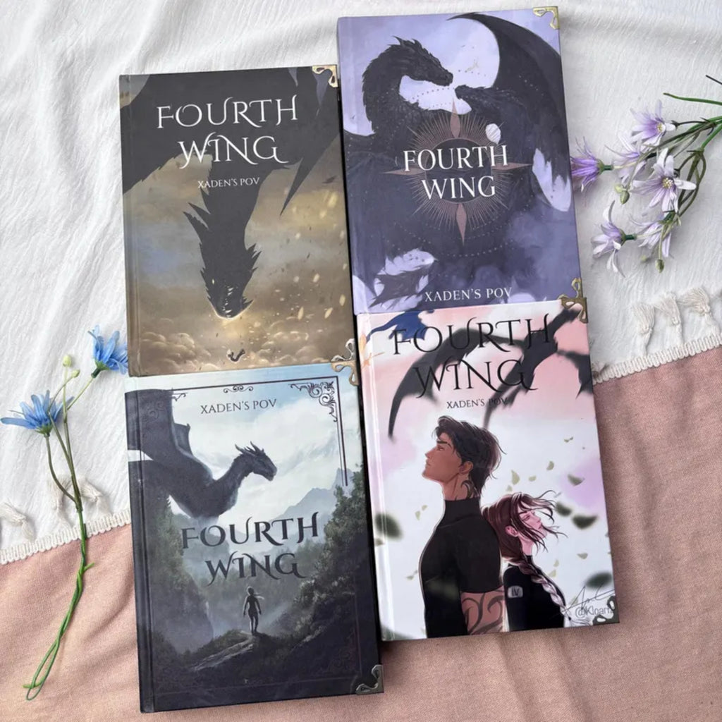 Fourth Wing Book – Xaden’s POV Hardcover Fantasy Novel with Dragons, Adventure & Romance