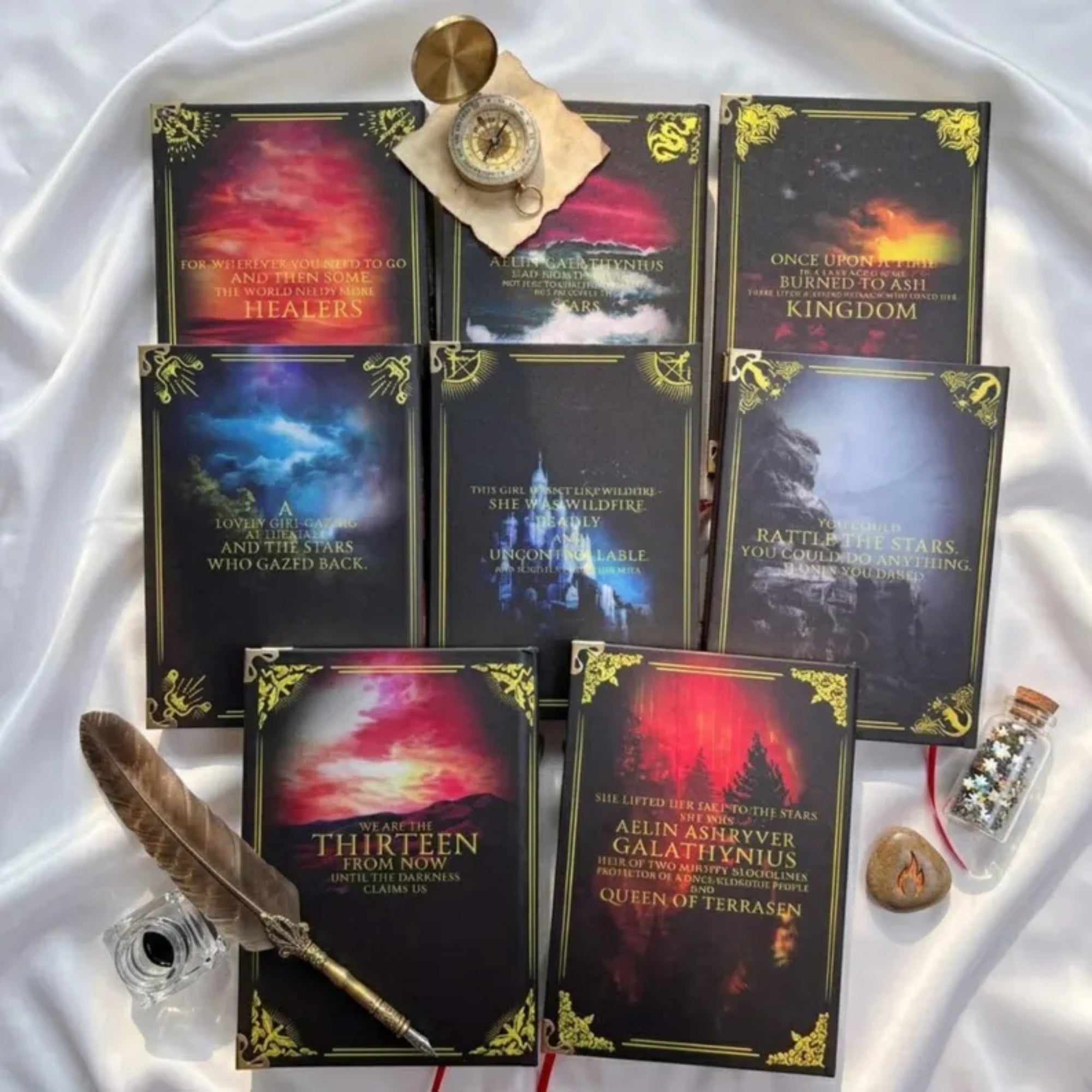 Throne of Glass Series – Sarah J. Maas Hardcover Fantasy Novels with Magic, Adventure & Epic Battles