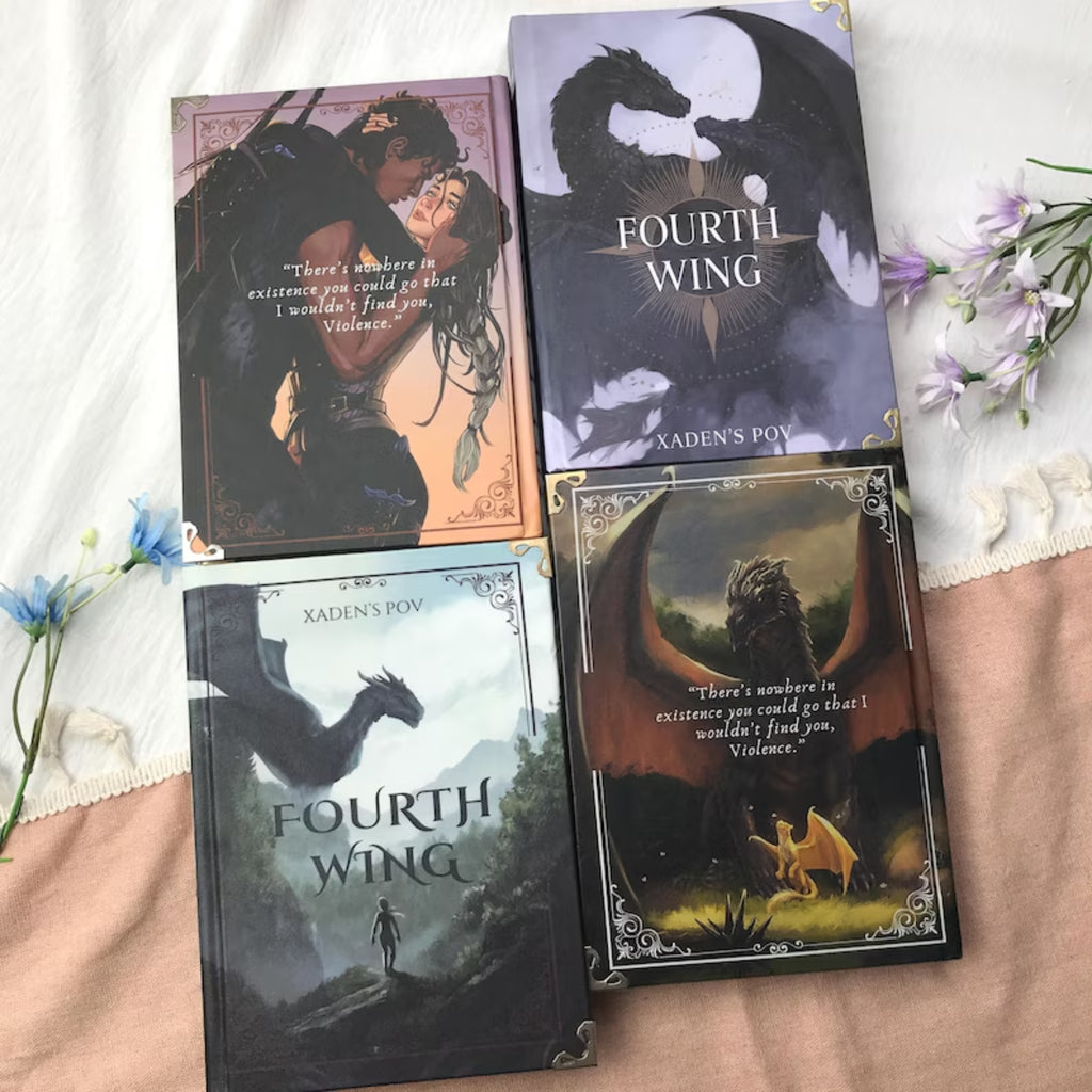 Fourth Wing Book – Xaden’s POV Hardcover Fantasy Novel with Dragons, Adventure & Romance