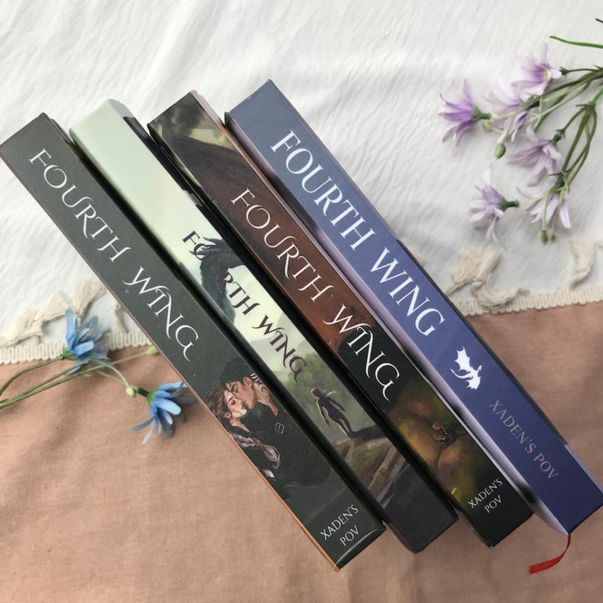 Fourth Wing Book – Xaden’s POV Hardcover Fantasy Novel with Dragons, Adventure & Romance