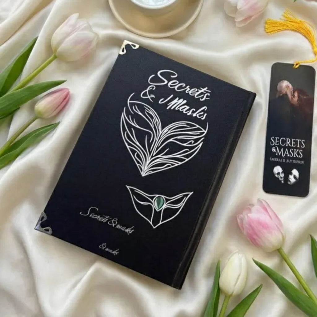 Secrets & Masks Hardcover Romance Novel – Embrace Forbidden Love, Suspense & Intrigue