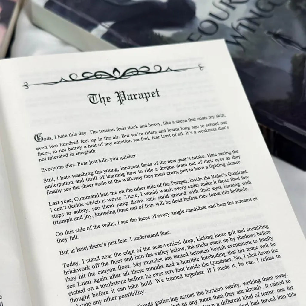Fourth Wing Xaden's POV Hardcover - Limited Edition Fantasy Book
