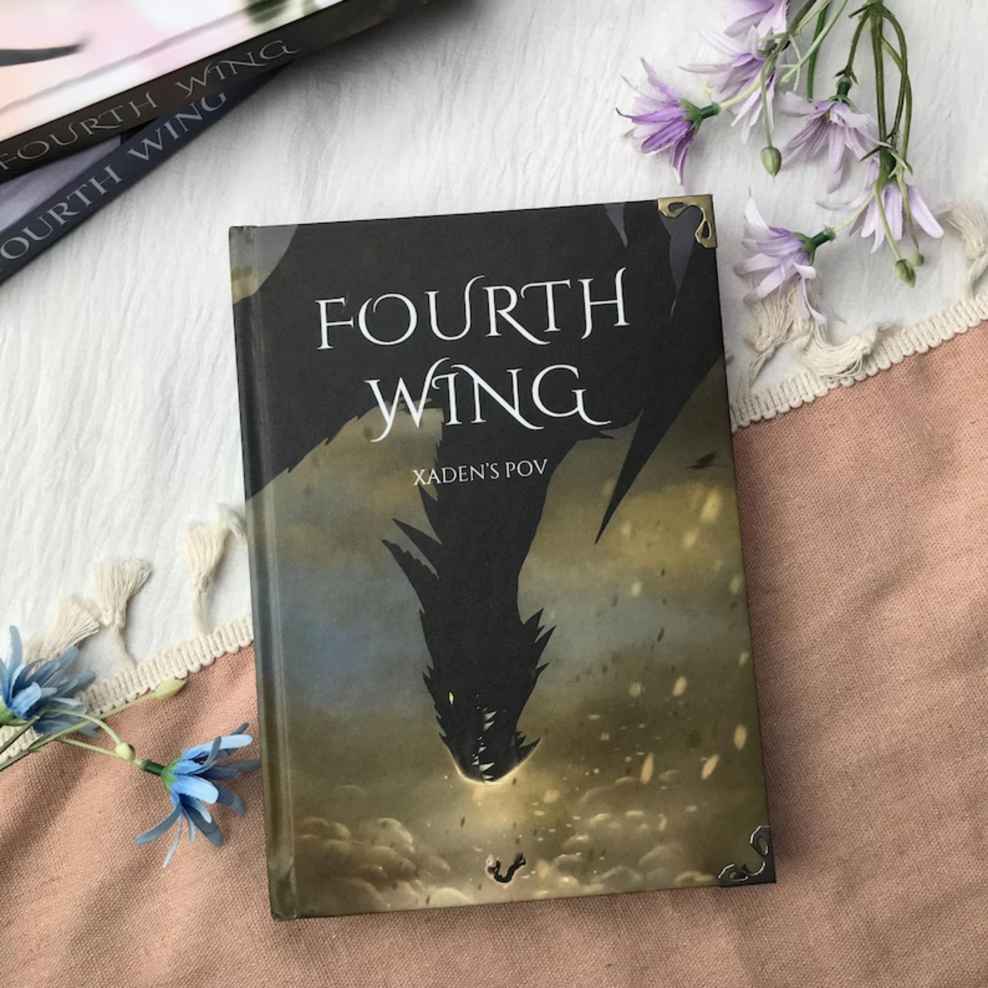 Fourth Wing Book – Xaden’s POV Hardcover Fantasy Novel with Dragons, Adventure & Romance