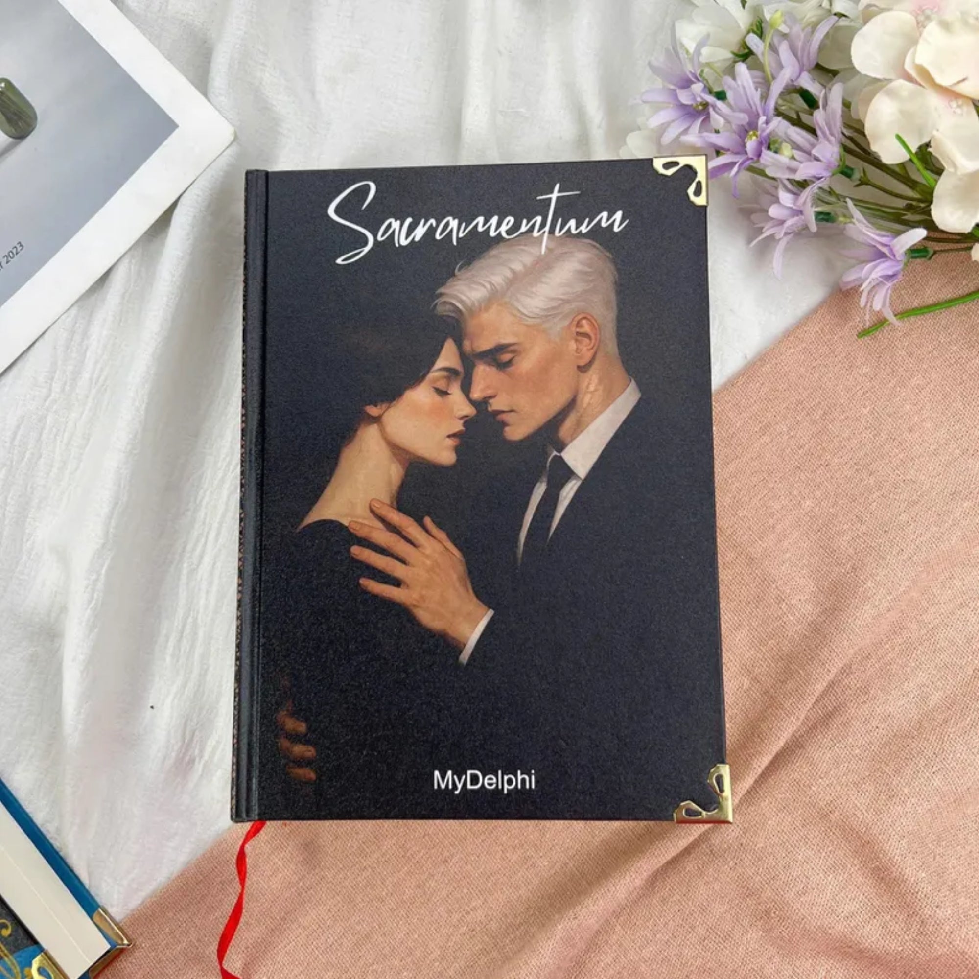 Sacramentum Hardcover Romance Book – LGBTQ+ Young Adult Novel with Dramatic Cover Art
