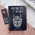 Secrets & Masks Hardcover Journal Set – Emerald Slytherin Edition, Dark Fantasy Illustration Notebook, Magical Art Collectible, Wizard-Themed Gift