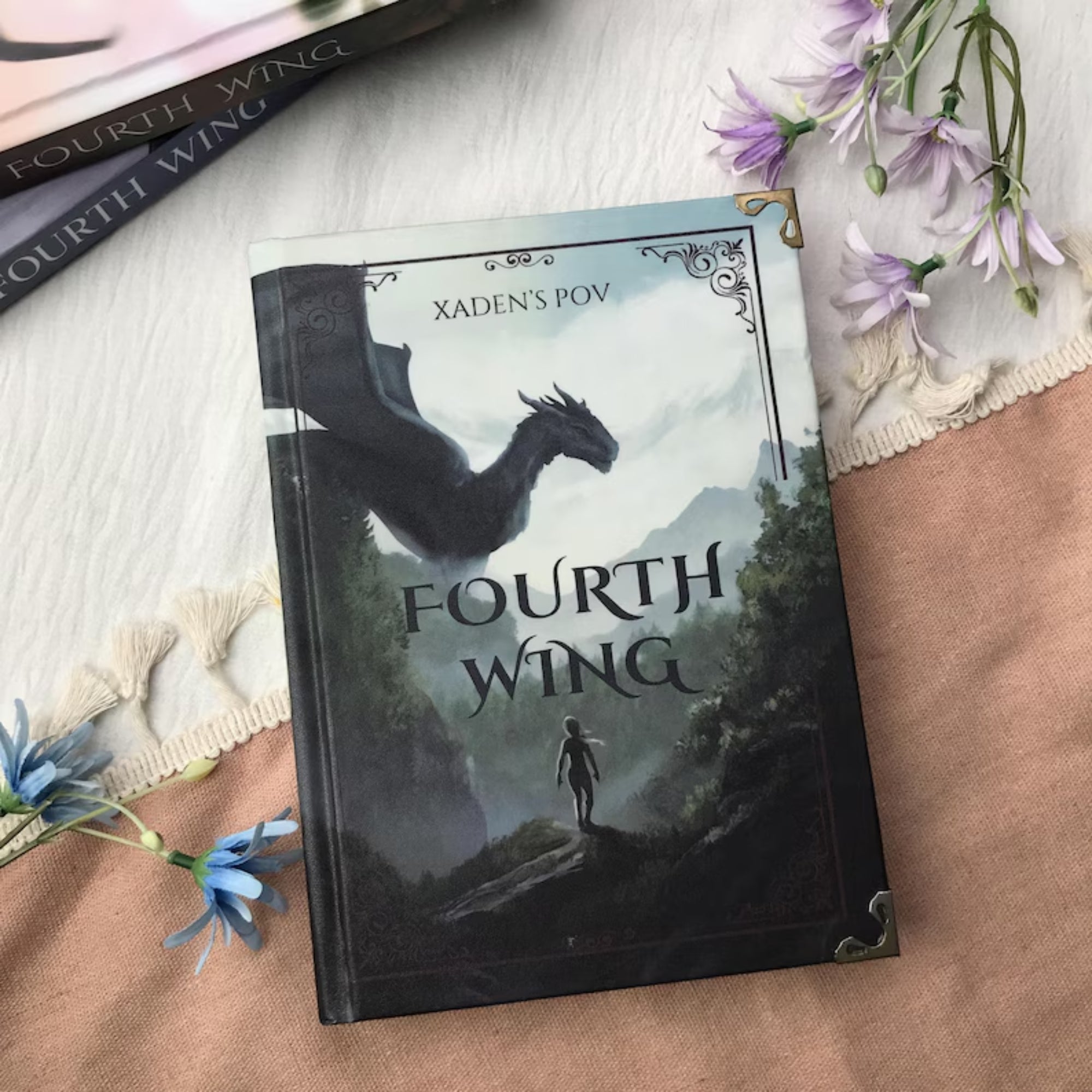 Fourth Wing Book – Xaden’s POV Hardcover Fantasy Novel with Dragons, Adventure & Romance