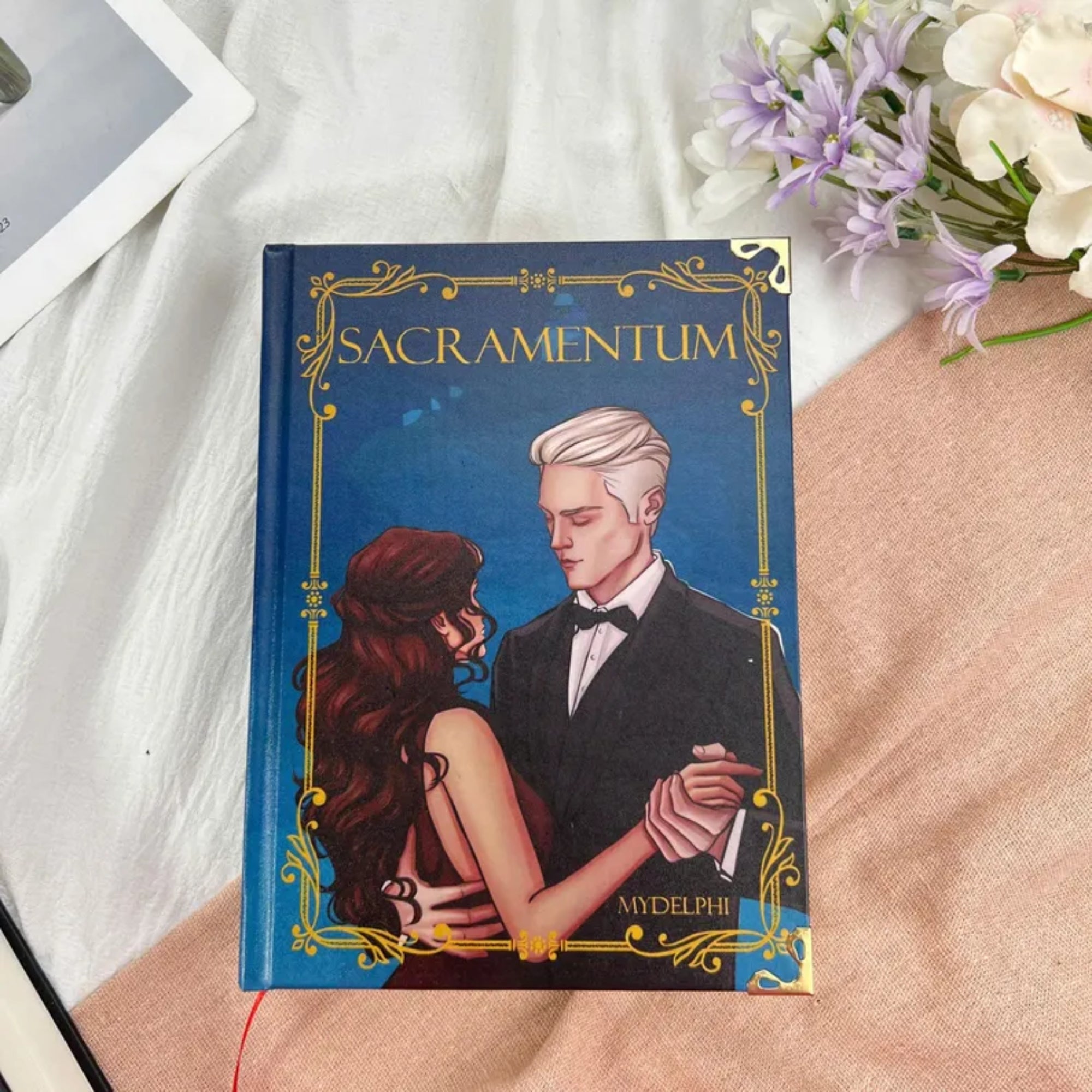 Sacramentum Hardcover Romance Book – LGBTQ+ Young Adult Novel with Dramatic Cover Art