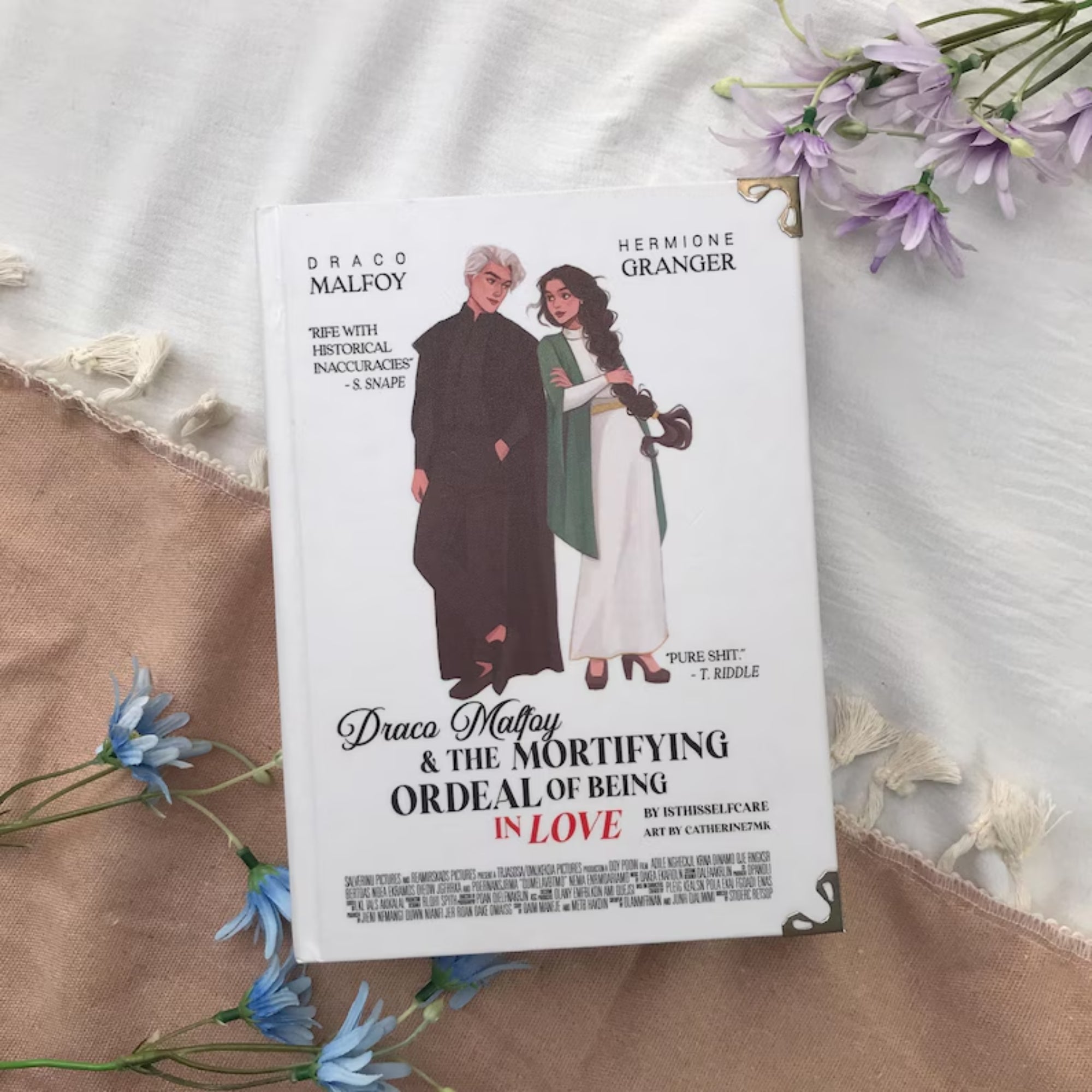 Draco Malfoy & The Mortifying Ordeal of Being in Love – Hardcover Romance Novel, Fanfiction, Wizarding World Story