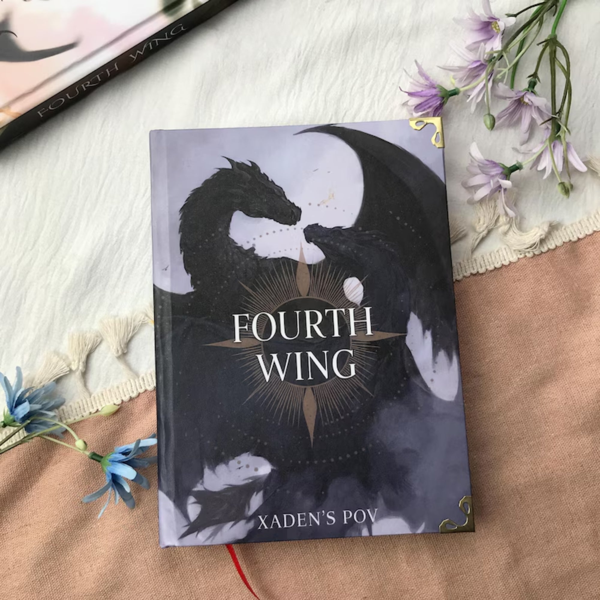 Fourth Wing Book – Xaden’s POV Hardcover Fantasy Novel with Dragons, Adventure & Romance