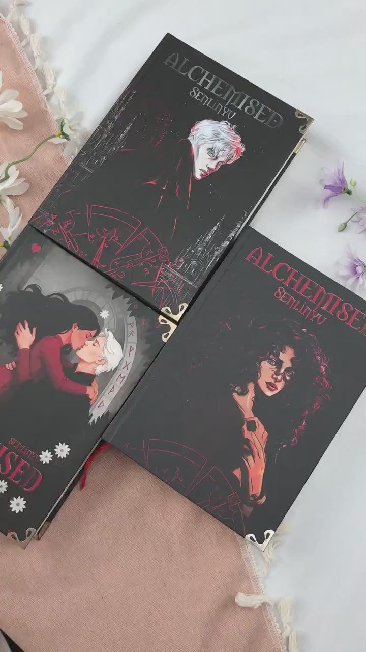 Alchemised Hardcover Book Set – Dark Fantasy Illustration Collection, Magical Alchemy Story, Premium Collectible Gift for Fans