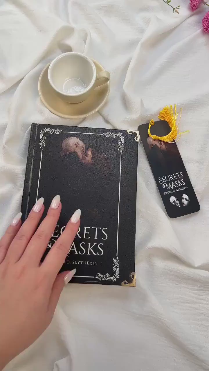 Secrets & Masks Hardcover Romance Novel – Embrace Forbidden Love, Suspense & Intrigue
