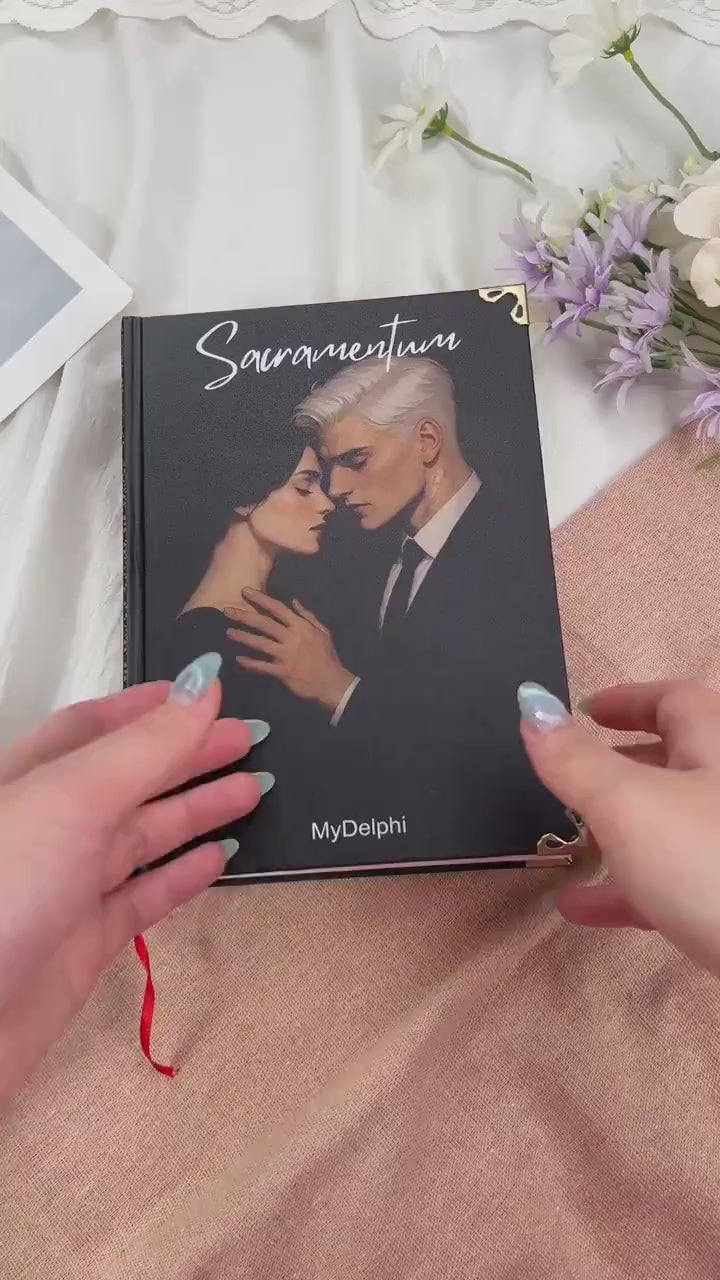 Sacramentum Hardcover Romance Book – LGBTQ+ Young Adult Novel with Dramatic Cover Art